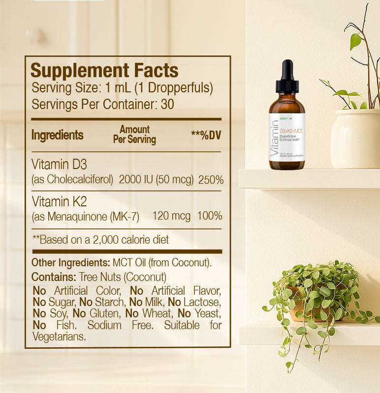 Vitamin D3 & K2